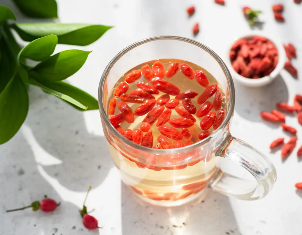Berry Green tea shot