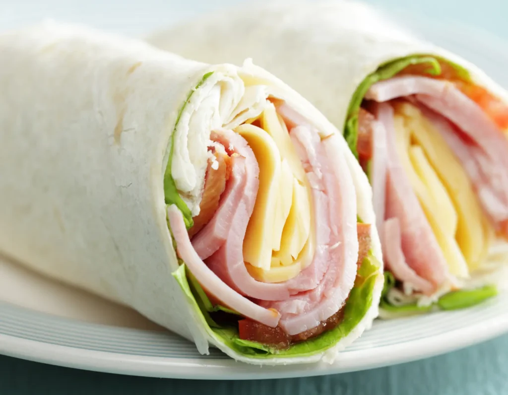 Cheese and Turkey Roll-Ups